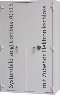 Hossbach Dokumententresor COTTBUS 2flg. 70313