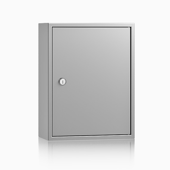 Schlüsselschrank aus Edelstahl Leonberg geschlossen
