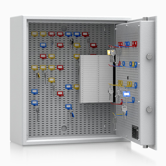 Schlüsselschrank Düren mit individuellem Hakensystem