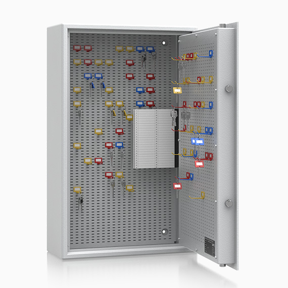 Schlüsselschrank Düren mit individuellem Hakensystem