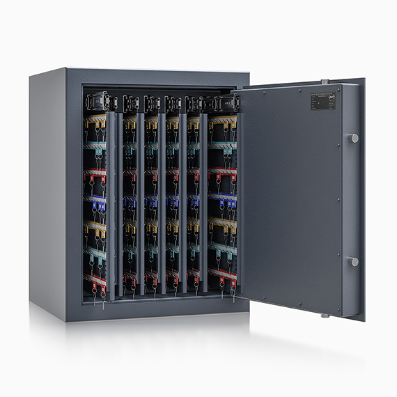Schlüsseltresor ISS Coburg 4 offen RAL 7024