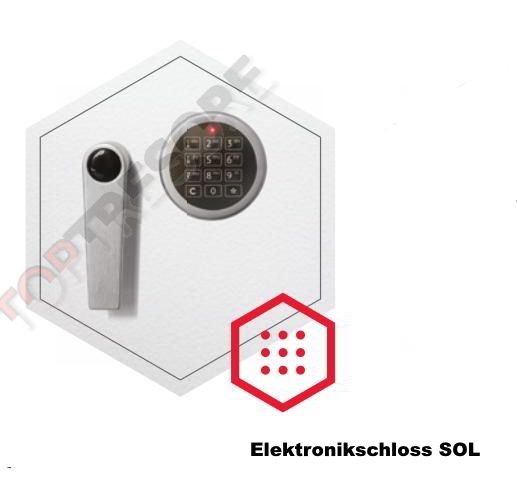 elektronisches Tastenschloss Solar
