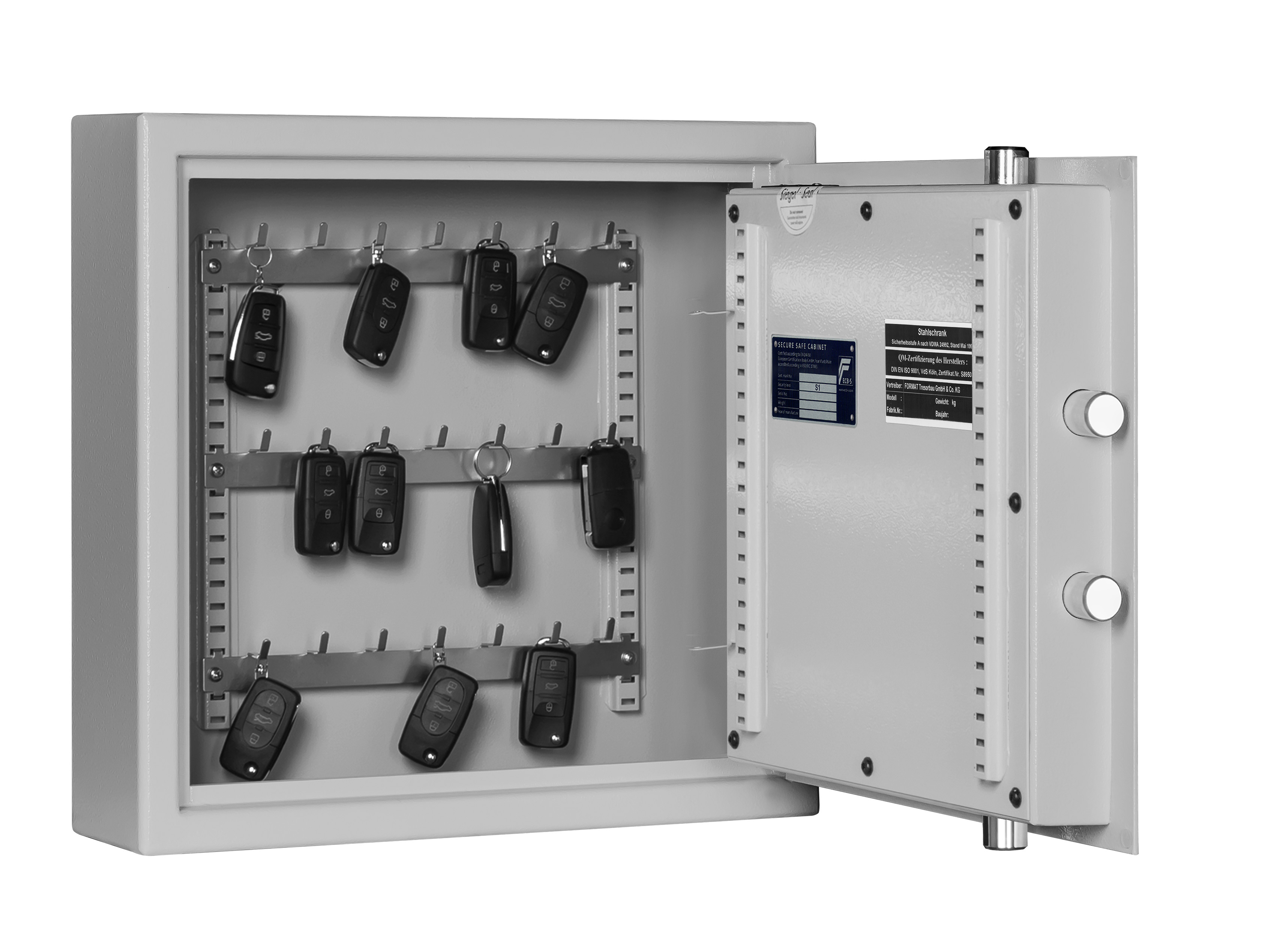 Schlüsseltresor ST 140 AS für 140 Autoschlüssel als Schlüsselschrank